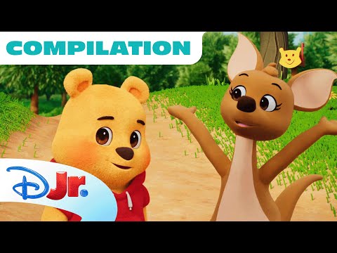 Winnie the Pooh & Piglet Get Back Up & Try Again!​ ​| Compilation | Winnie the Pooh | @disneyjunior