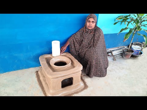 How to make mud clay oven for outdoor cooking || মাটির চুলা তৈরি করার সহজ পদ্ধতি