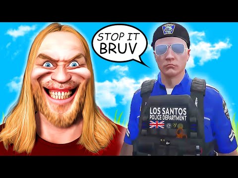 TROLLING BRITISH COPS FOR 50 MINUTES... GTA 5 RP