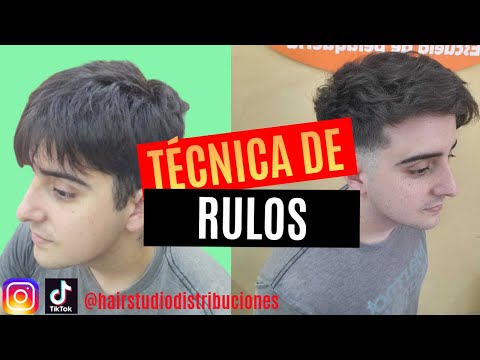 Técnica de Rulos Permanente en cabello corto lacio, cambio de look.