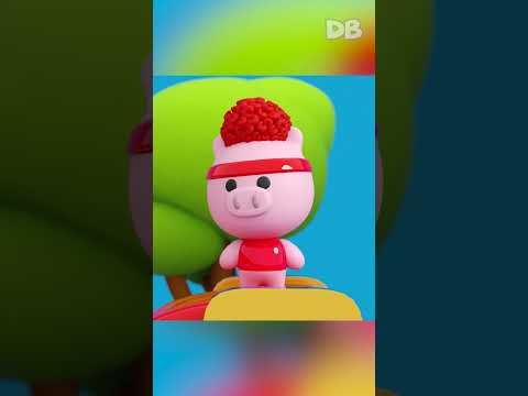 Les Petits Cochons Cha-Cha, Chicky, Lya-Lya et Boom-Boom | D Billions En Français #shorts #db