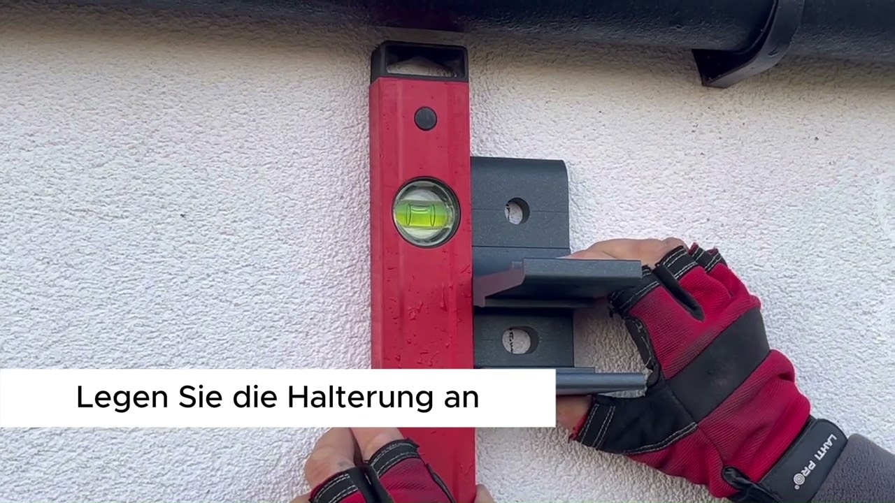 Halbkassettenmarkise Wandmontage