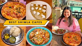 Best CAFES in SHIMLA | Siddu, Crepes, Coffee, Desserts, Pizza & More | 4K