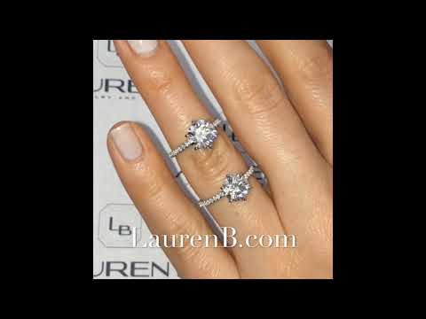 1.8 & 2 ct Six-Prong Ring Designs