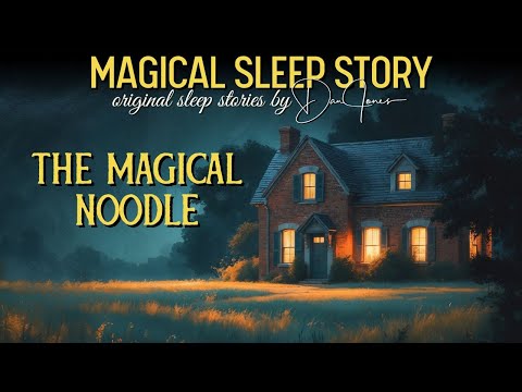 The Magical Noodle | All Night Cozy Sleep Stories For Grown Ups | Black Screen