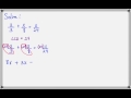 Solving Linear Equations with Fractions