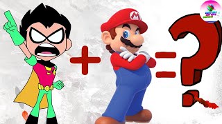 Teen Titans Go! Swap Transforms with Super Mario