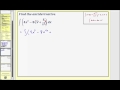 Indefinite Integration Concepts and Techniques