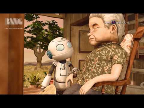 感人動畫 - 機器人與孤獨的婆婆 - YouTube