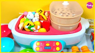 Satisfying with Unboxing & Review Miniature Kitchen Set HOTPOT with Steam Play Set Cooking Video