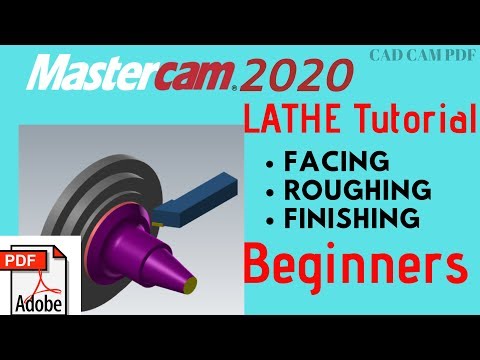 mastercam x9 lathe training tutorial