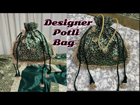 Potli Bag Making at Home | Easy Cutting & Stitching Tutorial ||