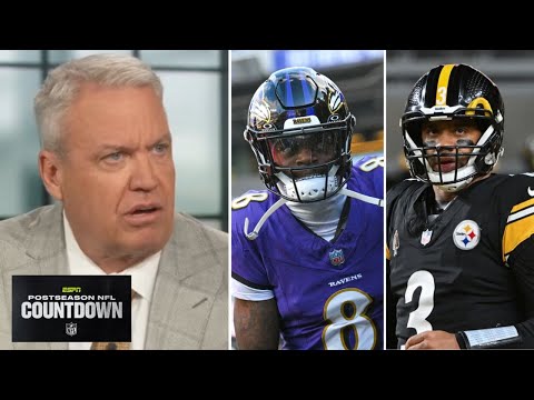 Postseason NFL Countdown | "Steelers will expose Ravens as fake contenders" - Ryan: Russ bury Lamar