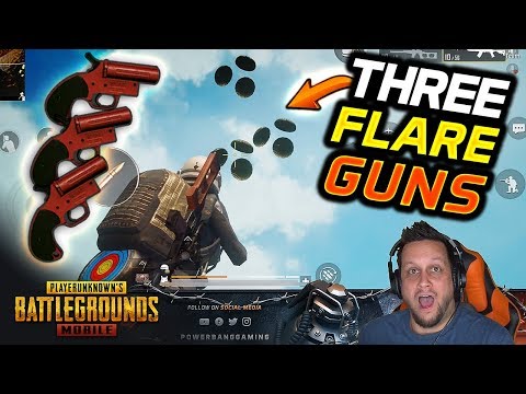I FIRED 3 FLARE GUNS AT THE SAME TIME! 😈 CHAOS! PUBG Mobile