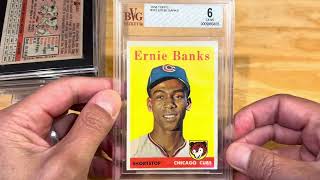 Cards I’m moving for the national. Breaking up my 1958 Topps set. 