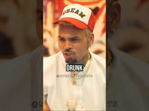 Chris Brown Takes a Drink Like Michael Jackson?! 😂🔥