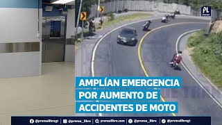 Roosevelt amplía atención por accidentes en moto; maxilofacial y ortopedia con más demanda