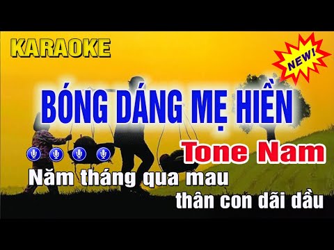 Bóng Dáng Mẹ Hiền Karaoke Tone Nam (Dm) Nhạc Sống Trung Hiếu