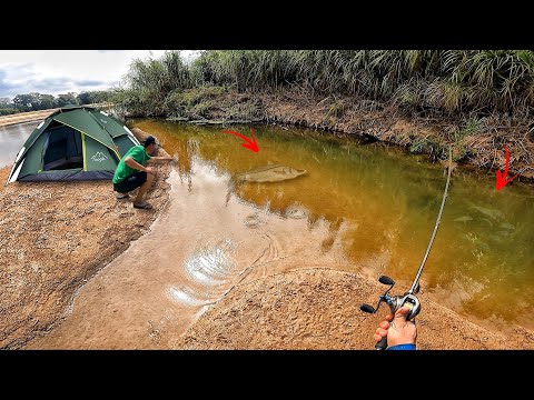 SURREAL, 72 Horas no RIO TEMIDO POR PESCADORES, ACAMPAMENTO Brutal, pescaria