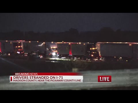 Drivers stranded on I-71 North due to multiple crashes