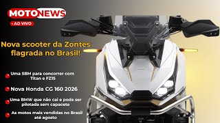ZONTES 368G FLAGRADA, Nova CG 160 2026 - Shineray para concorrer com TITAN E FZ15  e muito mais