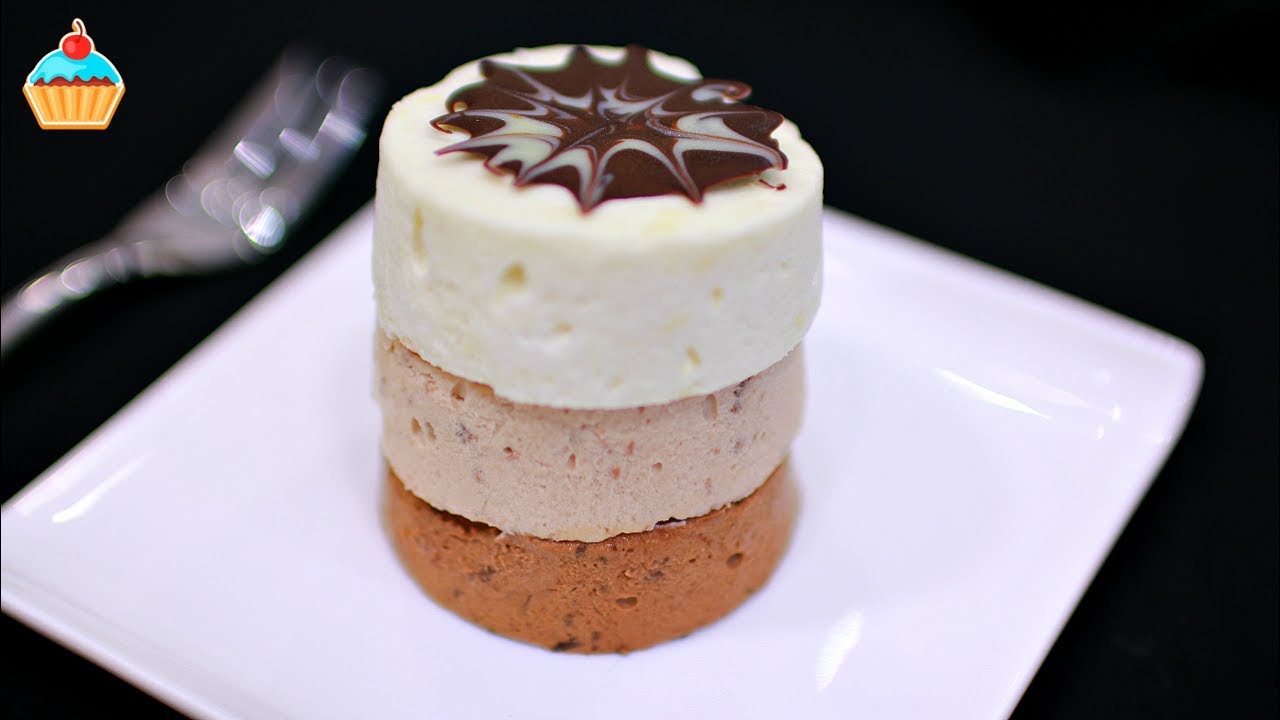 МОРОЖЕНОЕ ТРИ ШОКОЛАДА / ICE-CREAM OUT OF 3 TYPES OF CHOCOLATE