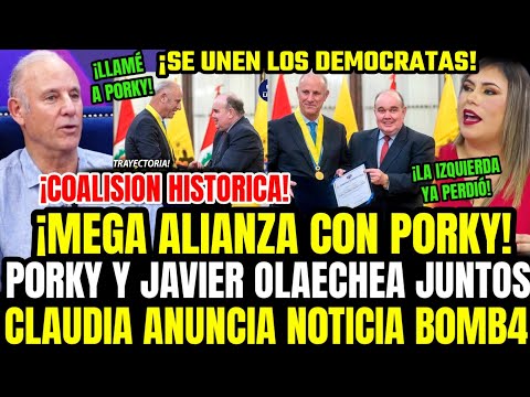 CLAUDIA SUELTA BOMB4! JAVIER OLAECHEA ANUNCIA ALIANZA CON PORKY PA ESTAS ELECCIONES ¡CAVIARES LLORAN