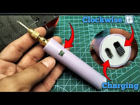 How to make powerful electric screwdriver from N20 gear motor at home