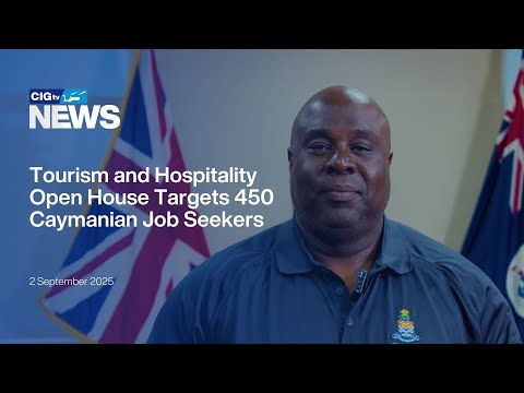 YouTube video thumbnail: Tourism and Hospitality Open House Targets 450 Caymanian Job Seekers 