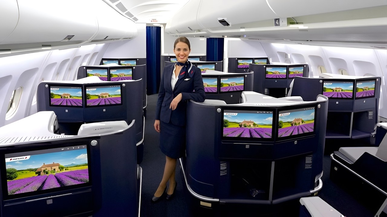 Air France Business Class - Airbus A330 Paris to Caribbean (trip report in 4K)