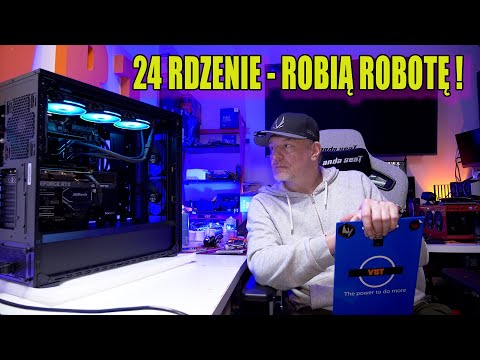 Stacja robocza - Threadripper 24 rdzenie 48 wątków - budowa i omówienie.