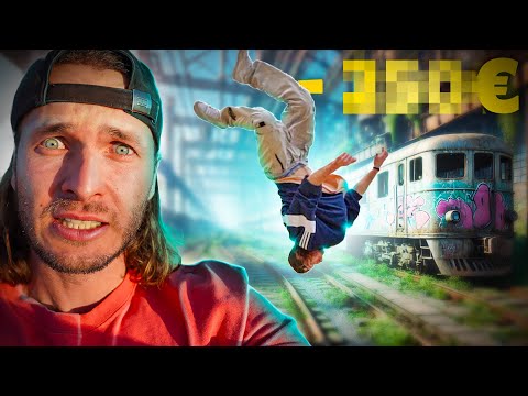 Ça m'a couté cher ... (Urbex Train abandonnés + Parkour)