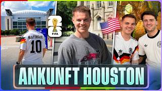 Traurig in den USA und Ankunft in WM in Houston, Texas