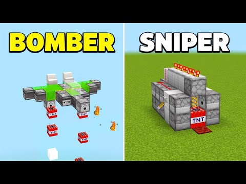 3 EASY TNT Cannons in Minecraft Bedrock 1.20! (Tutorial)