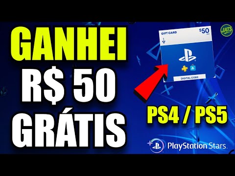 R$50 Grátis no PS4 e PS5 com o PS Stars – Resgate Antes que Acabe!