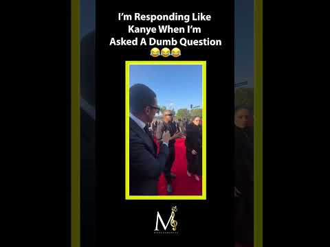 I’m Responding Like Kanye When I’m Asked A Dumb Question #moneondabeat #music #musicproducer #hiphop