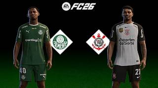 FIFA 26 -  Palmeiras vs Corinthians | Gameplay PC  [4K 60FPS] Brasileirão 2026