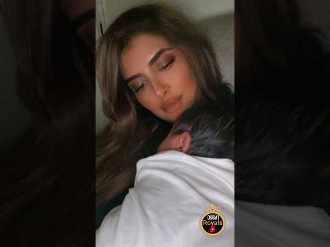 Dubai Princess Sheikha Mahra Bint Muhammad  with Baby Girl latest video #dubai #ytshorts