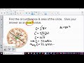 Exploring Circumference and Area of Circles