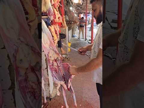 Awesome deshi goat sina mutton smooth cutting |
