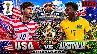 ⚽  USA vs Australia 🔴 LIVE Watch Party | 2026 World Cup | Seattle Stadium | Valhalla Sports Talk