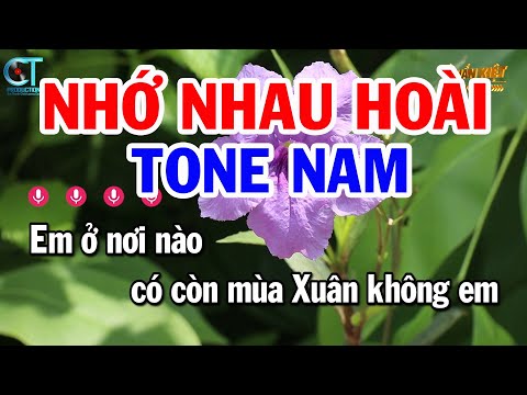 Karaoke Nhớ Nhau Hoài Tone Nam ( Am ) Nhạc Sống Mới Nhất | Karaoke Tuấn Kiệt