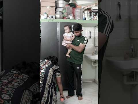 Unga veetulayum ipadi irukaa?🥲🤣 watch till end💯 #cutebaby #tamilcomedy #funny