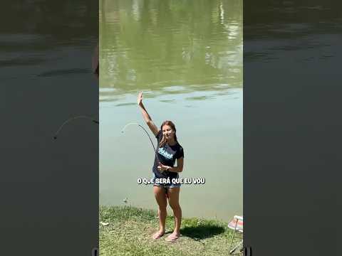 TUDO QUE PEGUEI NA PESCA MAGNÉTICA GIGANTE !! #shorts