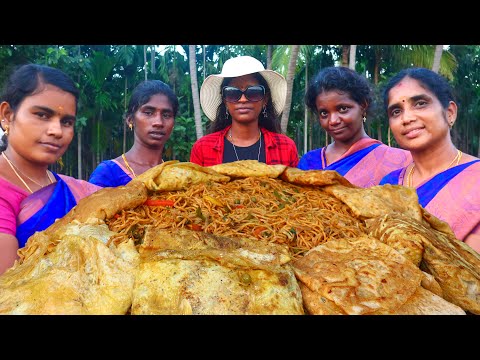 MALAYSIAN NOODLES | Nasi Goreng Pattaya Noodles Cooking In Village