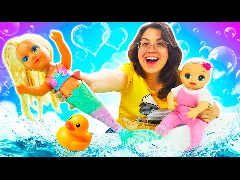 ¿Quién vive bajo el agua? Las muñecas bebés Baby Alive