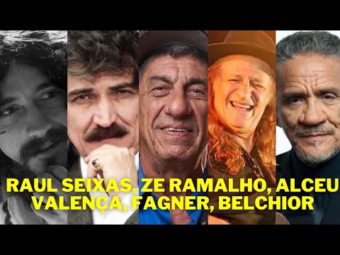 RAUL SEIXAS, ZE RAMALHO, ALCEU VALENÇA, FAGNER, BELCHIOR