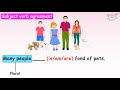Mastering Subject-Verb Agreement for Grades 3 & 4
