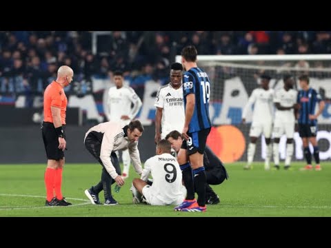 Mbappé Suffers Injury During Real Madrid vs Atalanta Match | Champions League