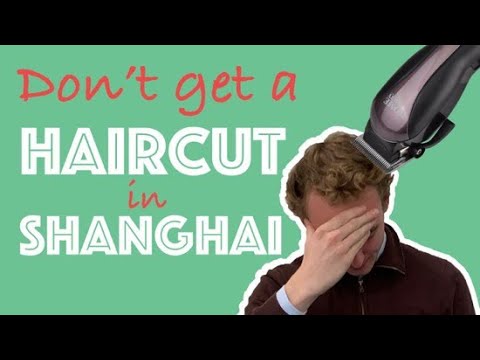 Getting a haircut in Shanghai - VLOG12